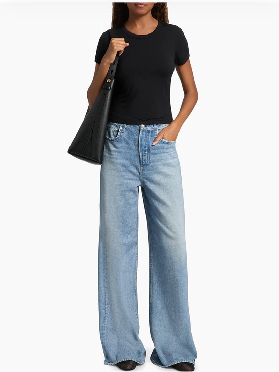 rag & bone Denim - rag & bone Miramar Railey Light Blue Wide-Leg Jeans 29